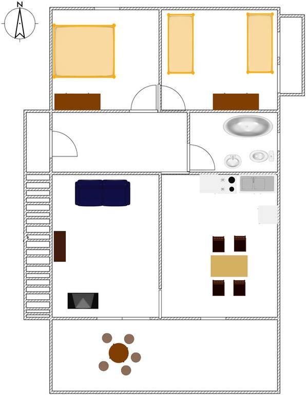Apartment Bise Рогозница Екстериор снимка